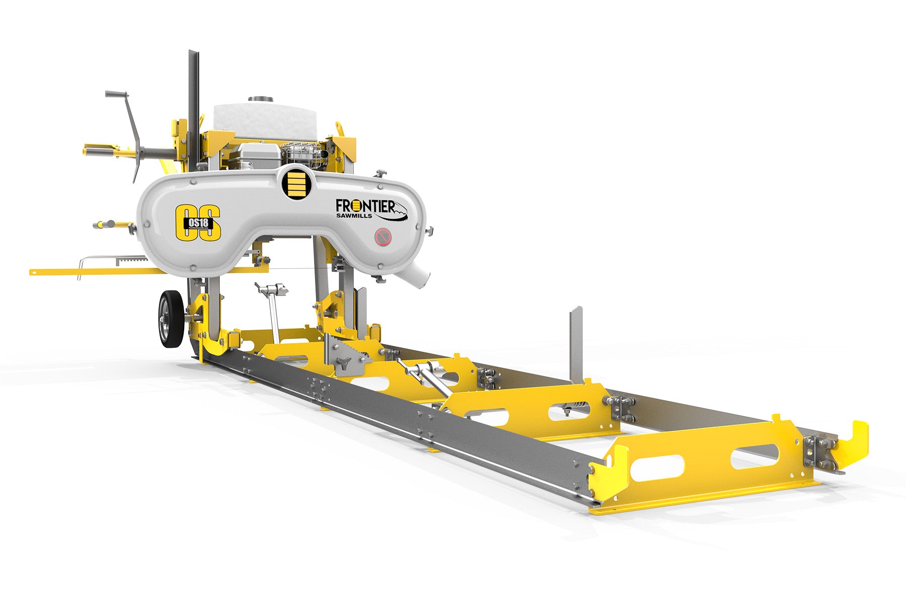 Frontier OS18 Sawmill with 7hp (212cc) Lifan gas engine – Frontier Sawmills