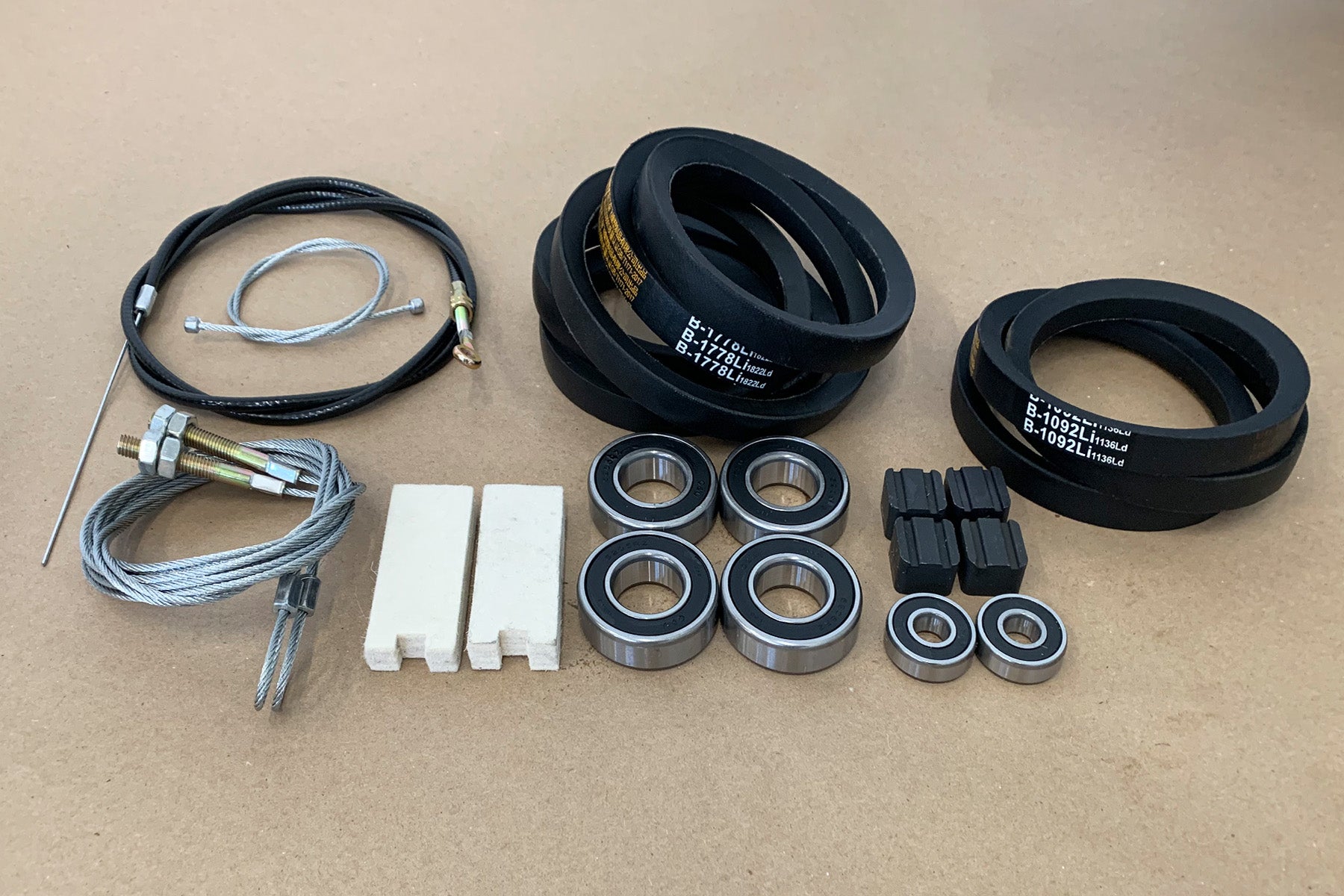 Spare Parts Package for OS18 sawmill (9-Item Kit)
